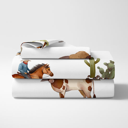 Country Western Collection Twin Sheet Set