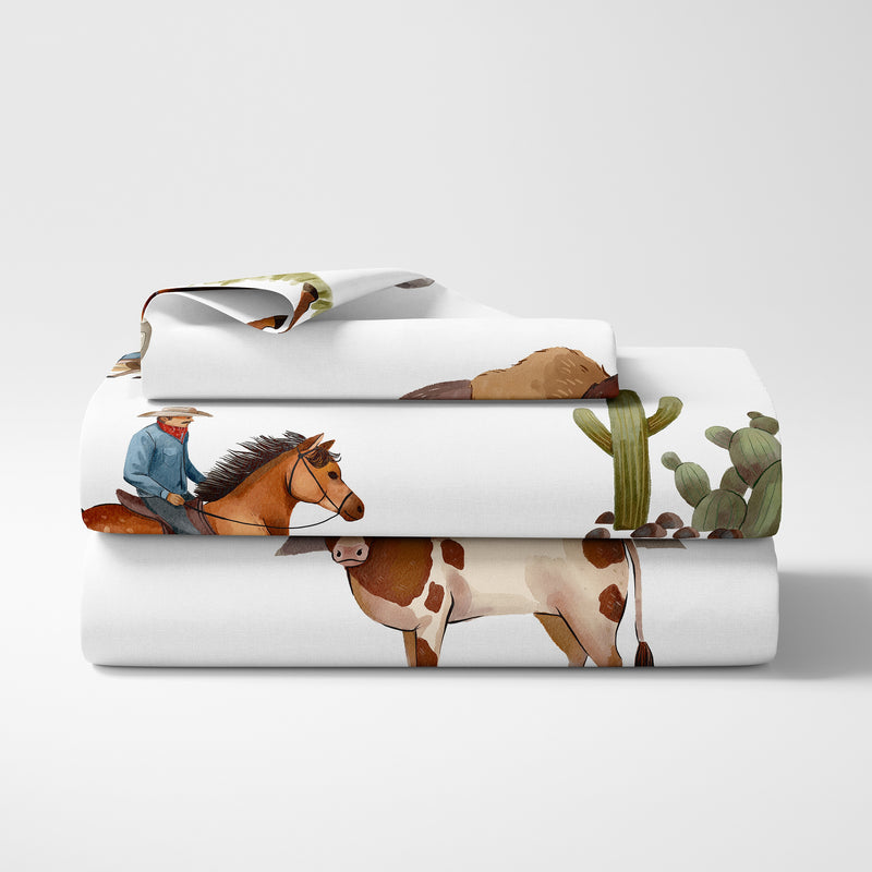 Country Western Collection Twin Sheet Set