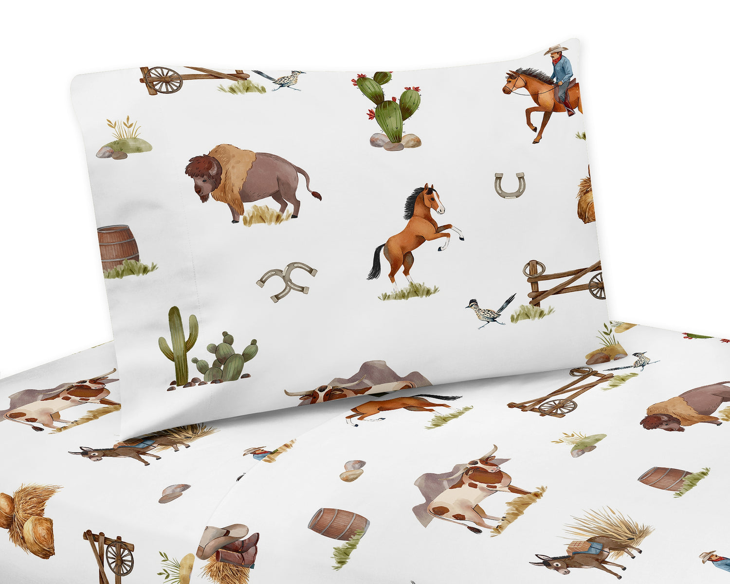 Country Western Collection Twin Sheet Set