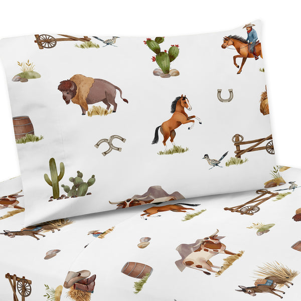 Country Western Collection Twin Sheet Set