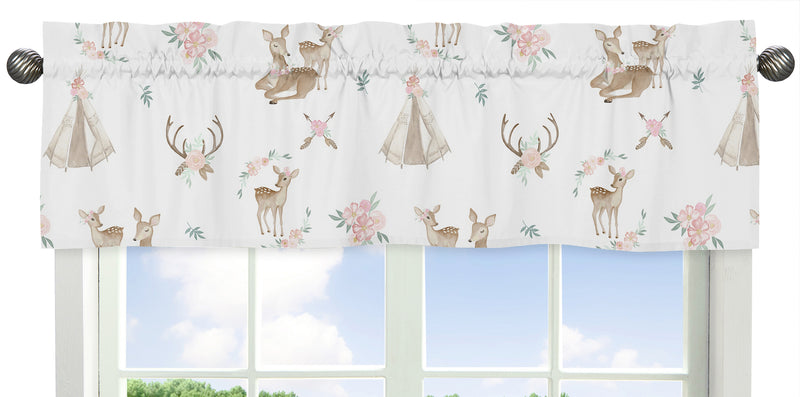Deer Floral Collection 11 Piece Bumperless Crib Bedding