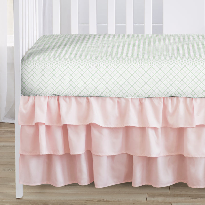 Deer Floral Collection Sweet Jojo Designs 6 Piece Crib Bedding + BreathableBaby Breathable Mesh Liner