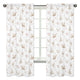 Deer Floral Collection Window Panels - Set of 2