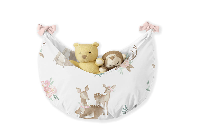 Deer Floral Collection 11 Piece Bumperless Crib Bedding