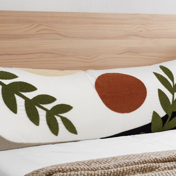 Boho Desert Leaf Collection Full Length Body Pillow Cover alternate view