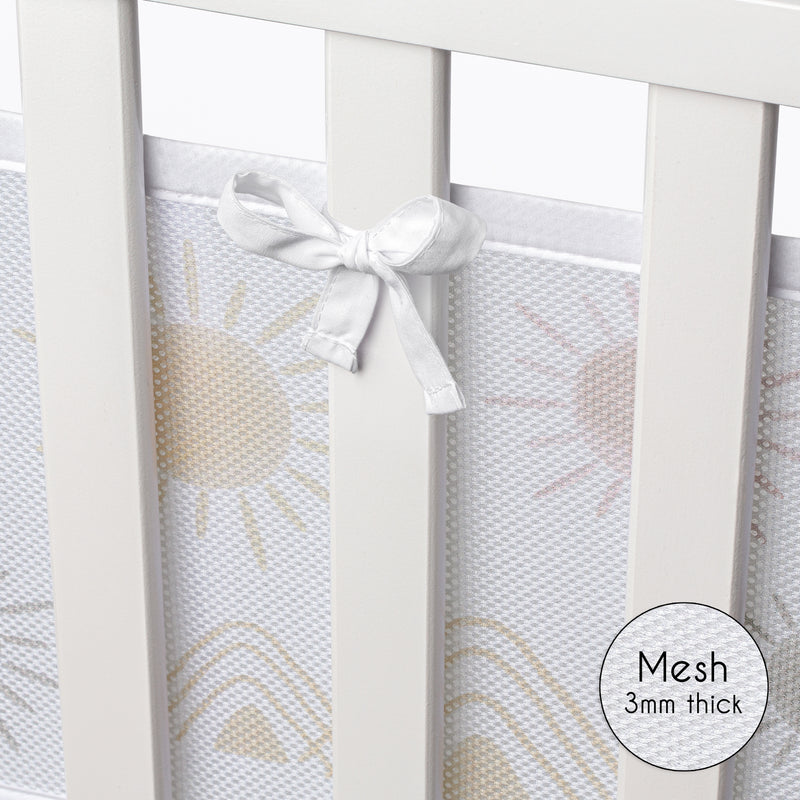 Desert Sun Collection Sweet Jojo Designs + BreathableBaby Breathable Mesh Crib Liner