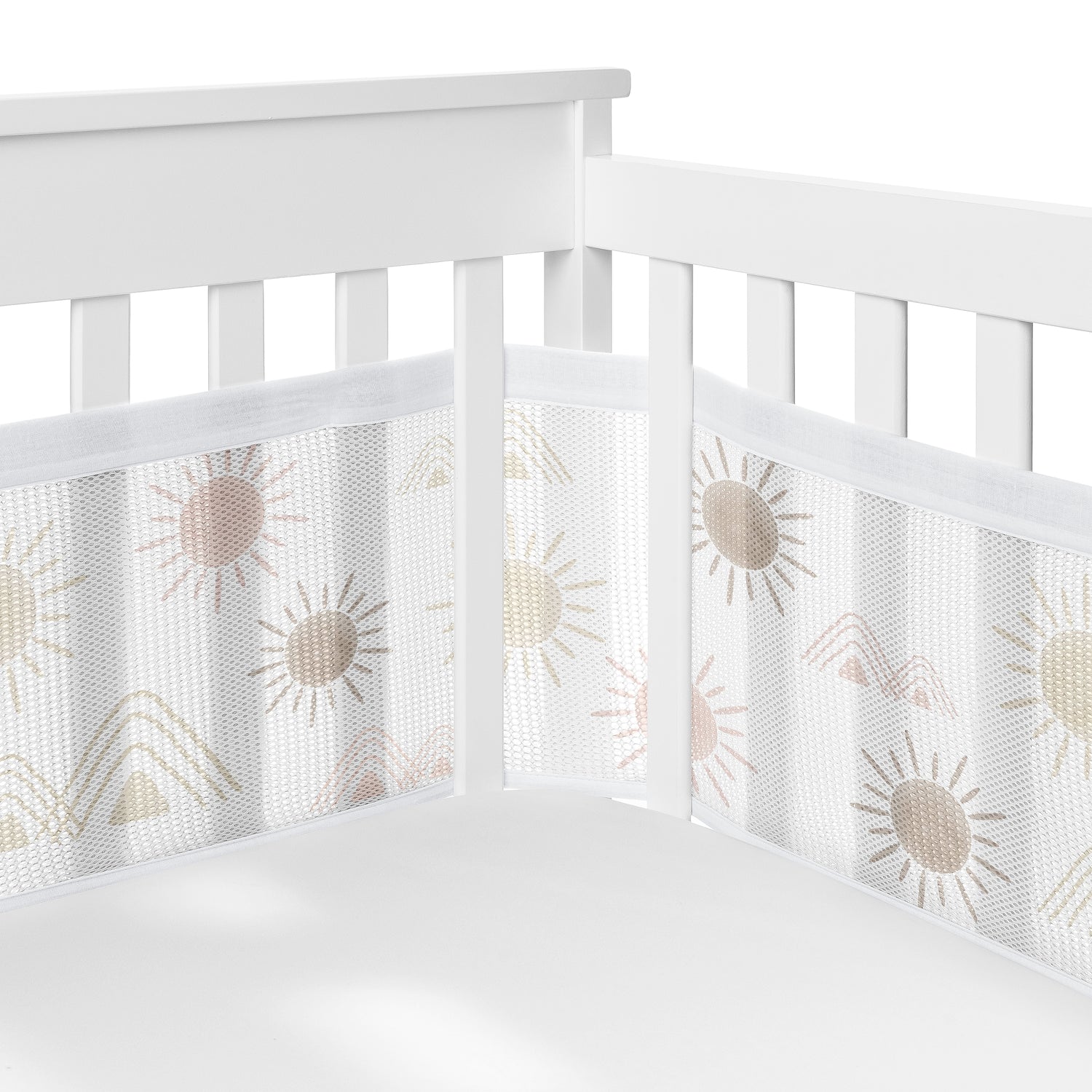 Desert Sun Collection Sweet Jojo Designs + BreathableBaby Breathable Mesh Crib Liner