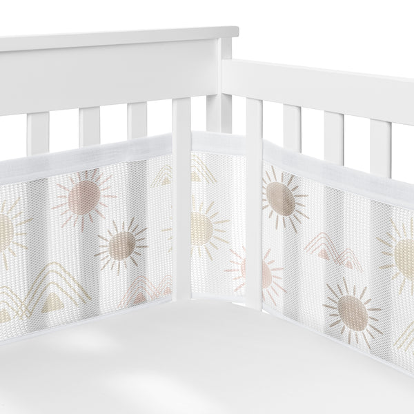 Desert Sun Collection Sweet Jojo Designs + BreathableBaby Breathable Mesh Crib Liner