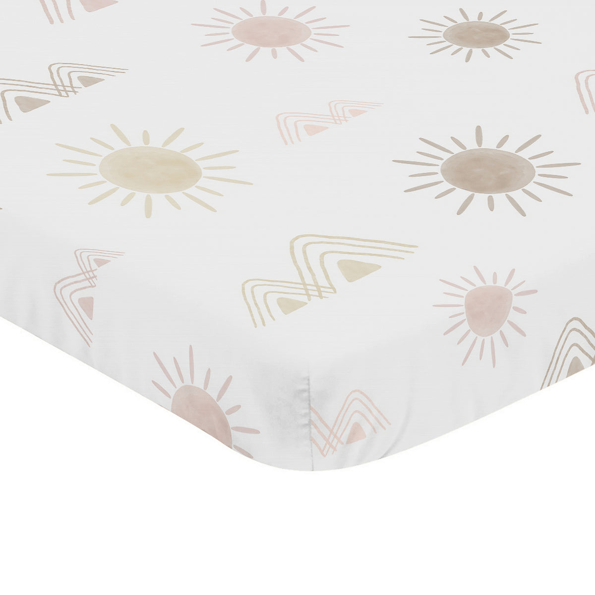Desert Sun Collection Mini Crib Sheet