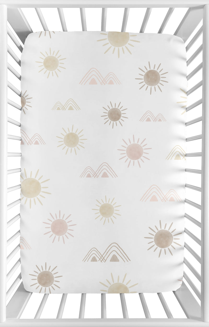 Desert Sun Collection Mini Crib Sheet