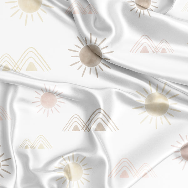 Desert Sun Collection Satin Fitted Crib Sheet alternate view