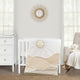 Desert Sun Taupe Collection 3 Piece Mini Crib Bedding Set