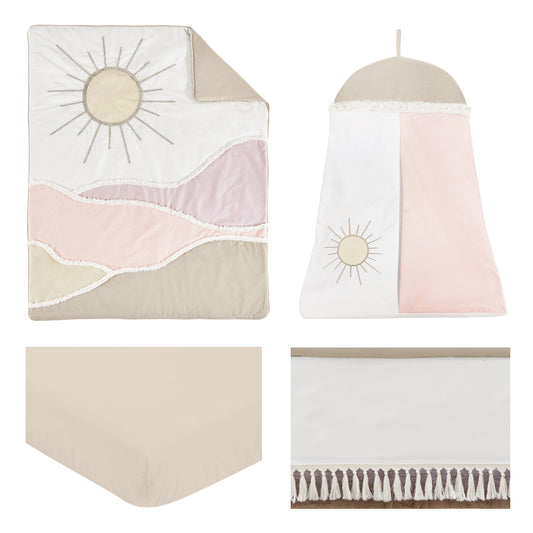 Desert Sun Collection 4 Piece Crib Bedding