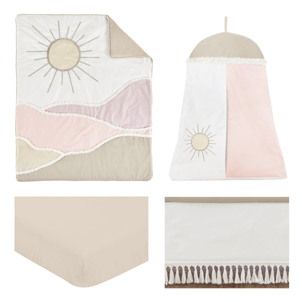 Desert Sun Collection 4 Piece Crib Bedding alternate view