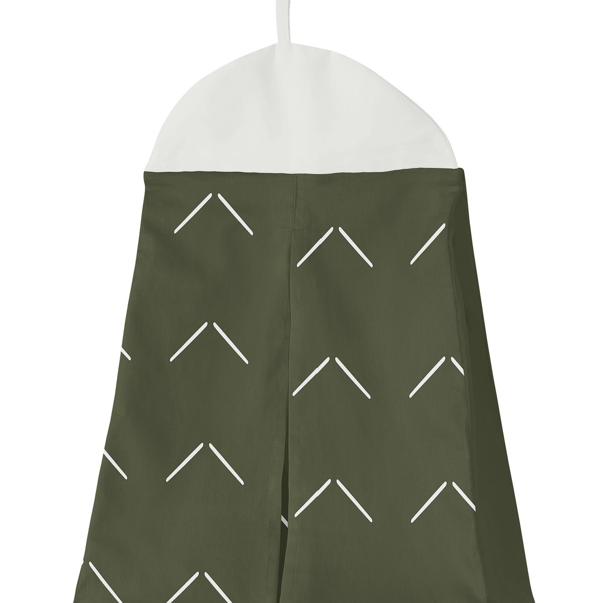 Diamond Tuft Hunter Green Collection Sweet Jojo Designs 6 Piece Crib Bedding + BreathableBaby Breathable Mesh Liner
