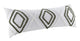 Diamond Tuft Hunter Green Collection Body Pillow Cover Case