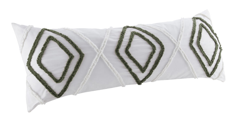 Diamond Tuft Hunter Green Collection Body Pillow Cover Case