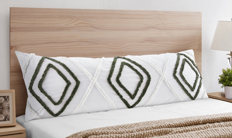 Diamond Tuft Hunter Green Collection Body Pillow Cover Case
