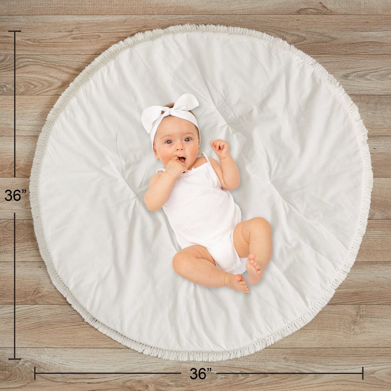 Diamond Tuft Ivory Collection Playmat