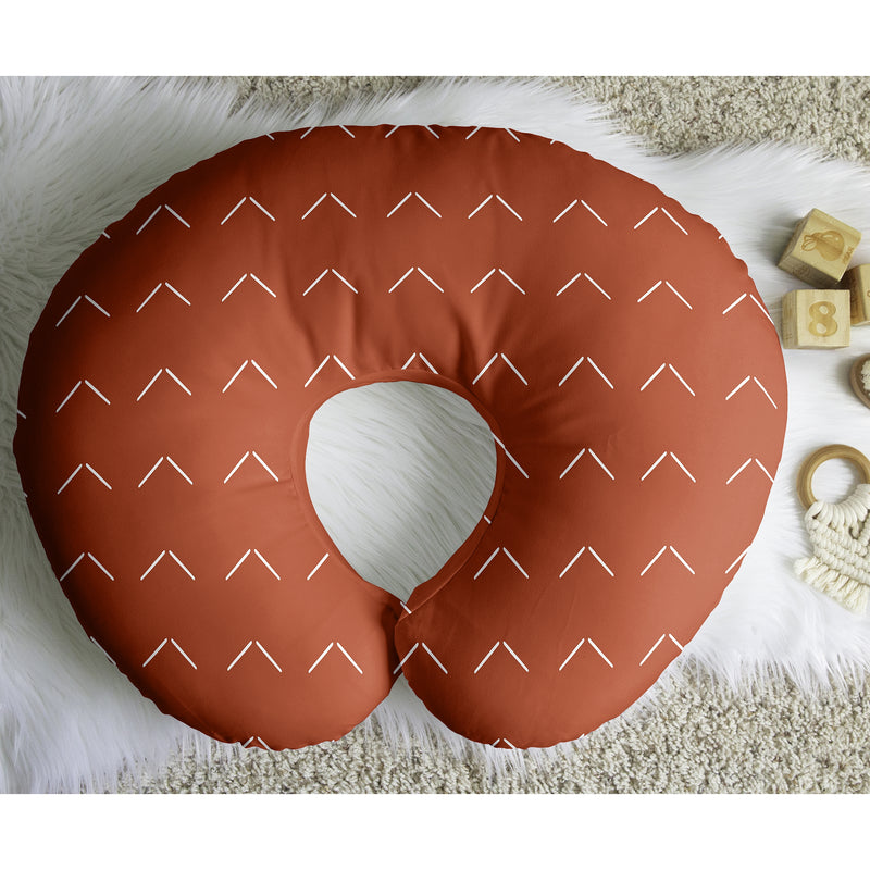 Diamond Tuft Orange Collection Nursing Breastfeeding Pillow Cover