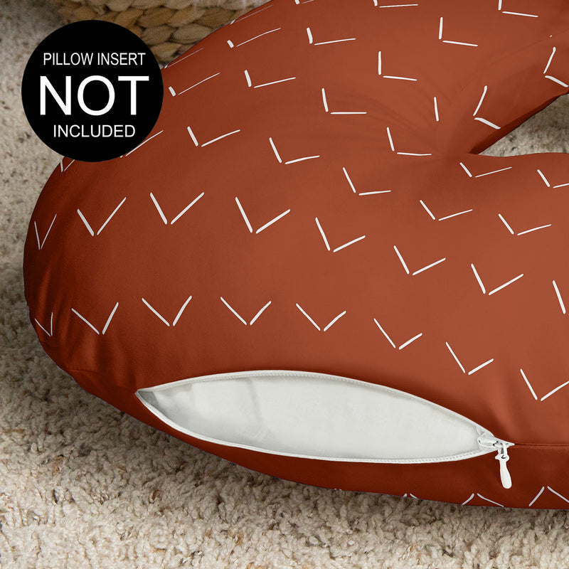 Diamond Tuft Orange Collection Nursing Breastfeeding Pillow Cover