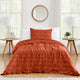 Diamond Tuft Orange Collection Twin Bedding