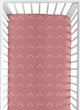 Diamond Tuft Mauve Pink Collection Crib Sheet