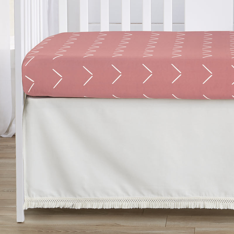 Diamond Tuft Mauve Pink Collection 4 Piece Crib Bedding