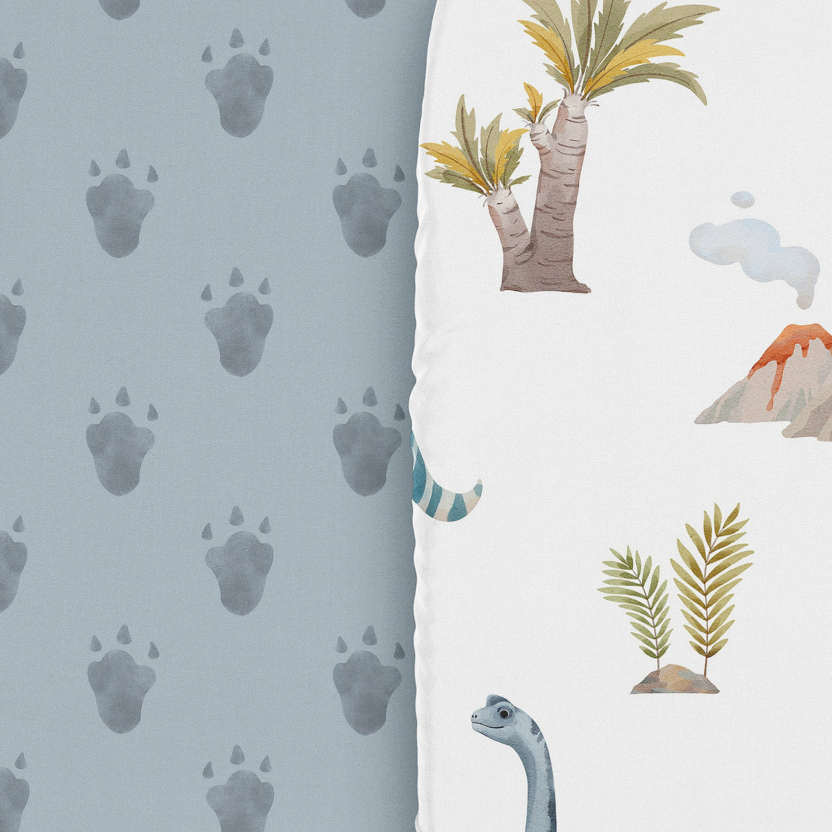Watercolor Dinosaur Dino Collection 2 Pack Baby Bassinet Fitted Sheets