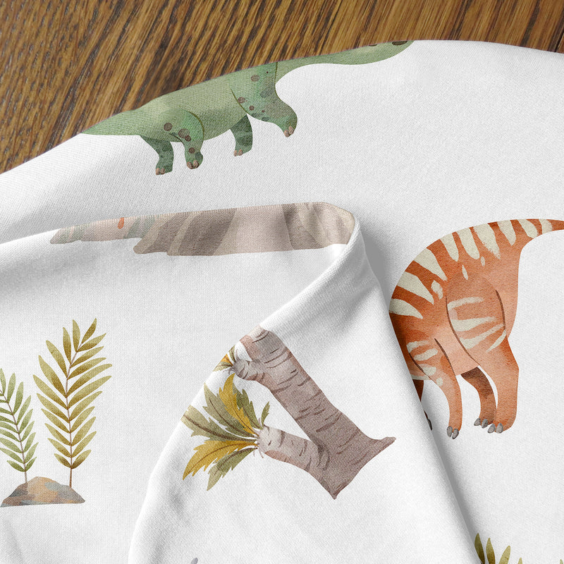 Watercolor Dinosaur Dino Collection Nursing Breastfeeding Pillow Cover