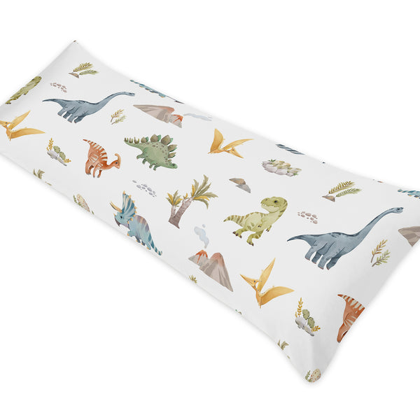 Watercolor Dinosaur Dino Collection Body Pillow Cover Case