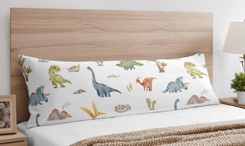 Watercolor Dinosaur Dino Collection Body Pillow Cover Case