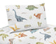 Watercolor Dinosaur Dino Collection Twin Sheet Set