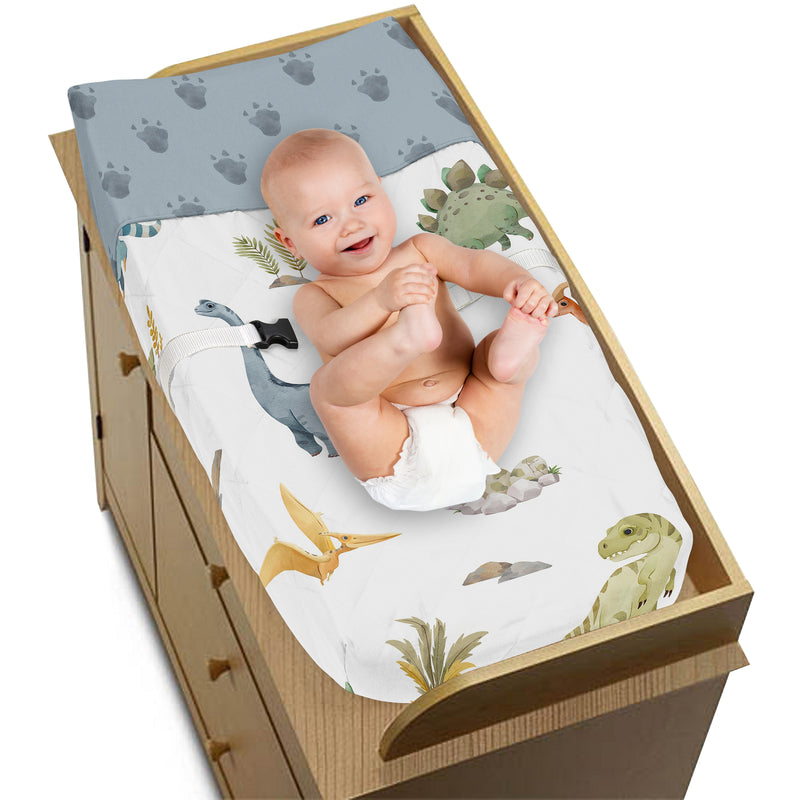 Watercolor Dinosaur Dino Collection Changing Pad Cover