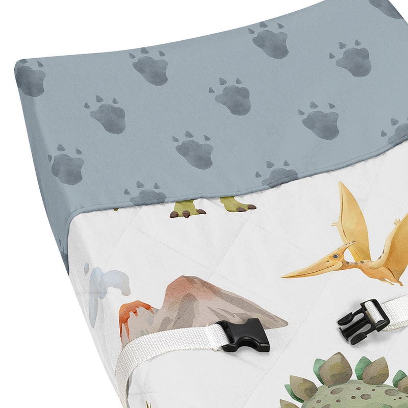 Watercolor Dinosaur Dino Collection Changing Pad Cover