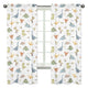 Watercolor Dinosaur Dino Collection Window Panels - Set of 2