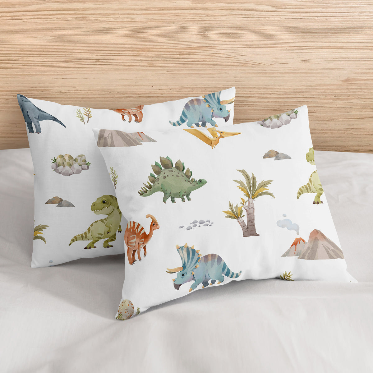Watercolor Dinosaur Dino Collection Full/Queen Bedding