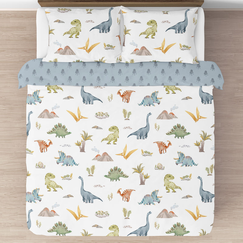 Watercolor Dinosaur Dino Collection Full/Queen Bedding