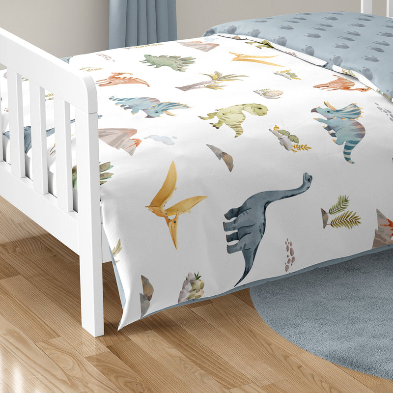 Watercolor Dinosaur Dino Collection Toddler Bedding
