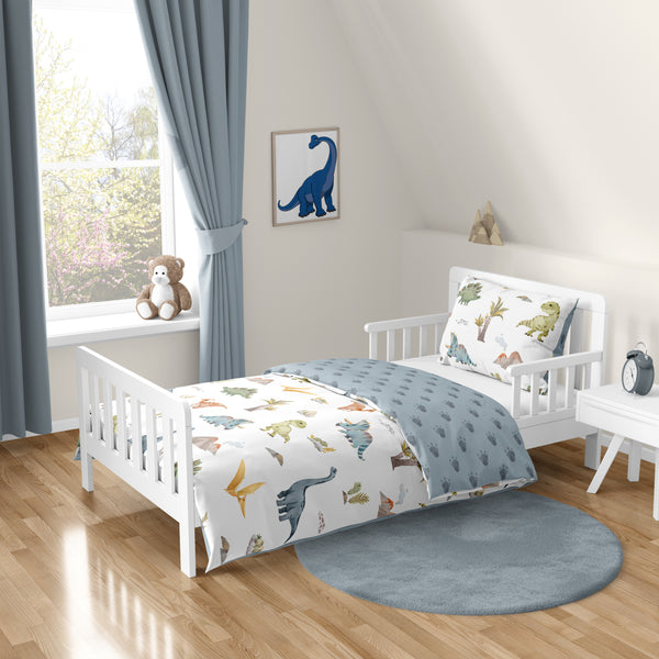 Watercolor Dinosaur Dino Collection Toddler Bedding