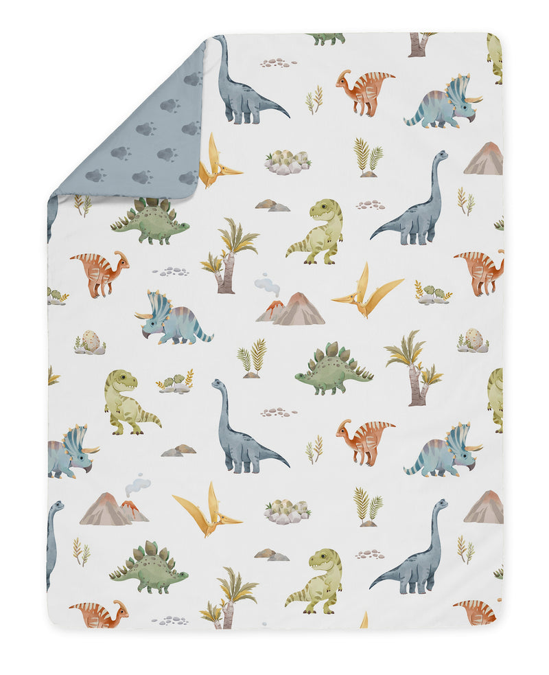 Watercolor Dinosaur Dino Collection Toddler Bedding