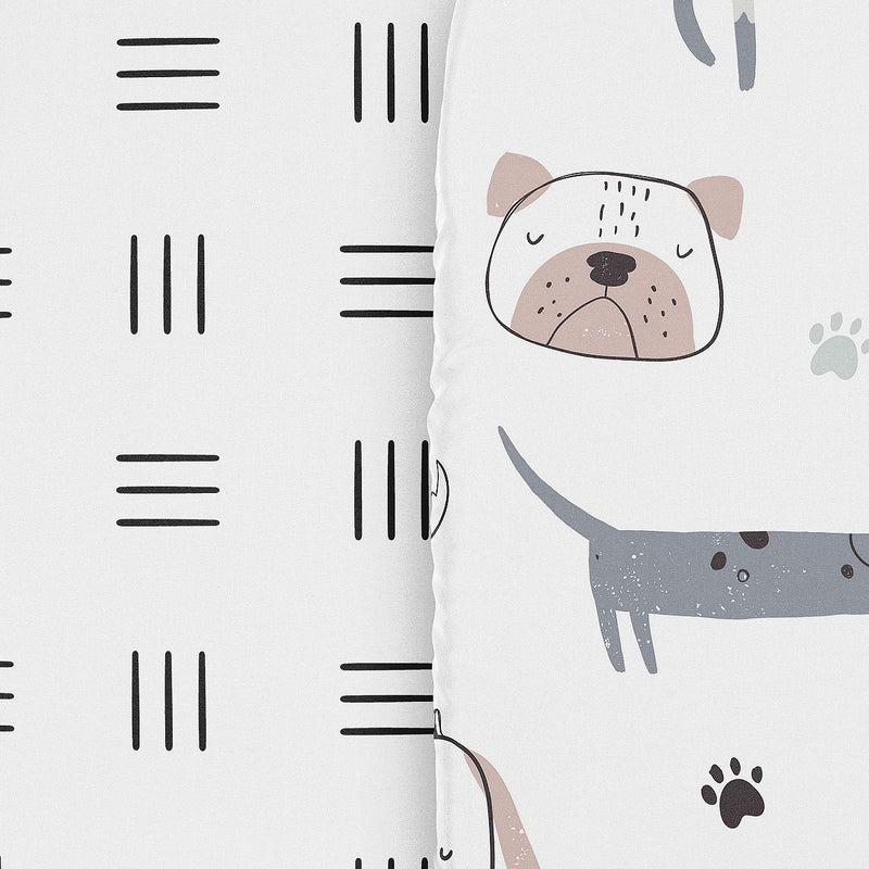 Cartoon Puppy Collection 2 Pack Baby Bassinet Fitted Sheets