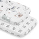 Cartoon Puppy Collection 2 Pack Baby Bassinet Fitted Sheets