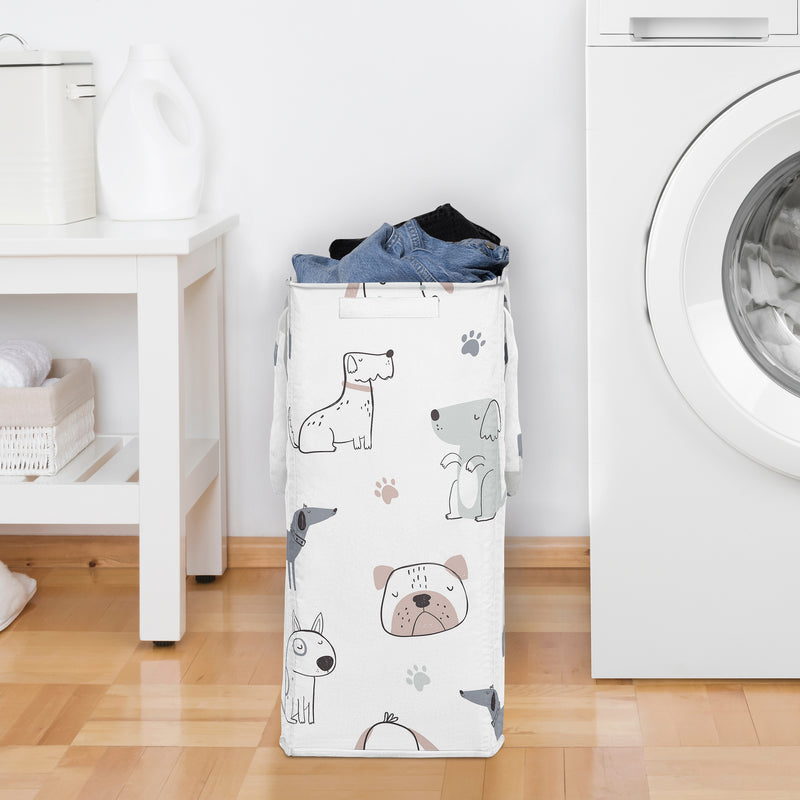 Cartoon Puppy Collection Laundry Hamper with Handles