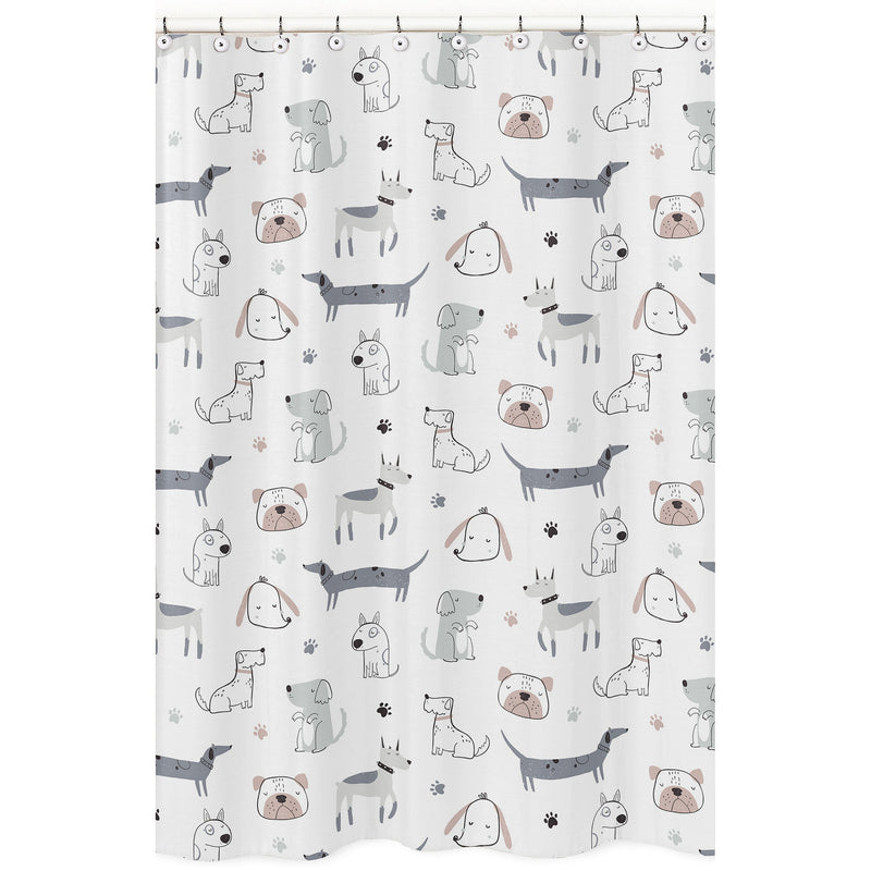 Cartoon Puppy Collection Shower Curtain