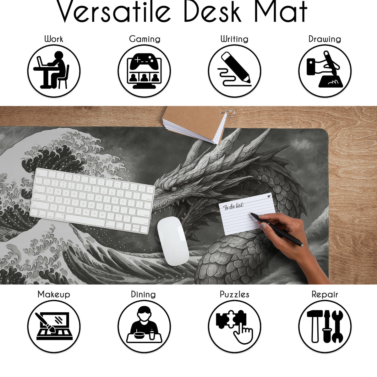 Dragon Collection Large Mouse Pad Desk Mat