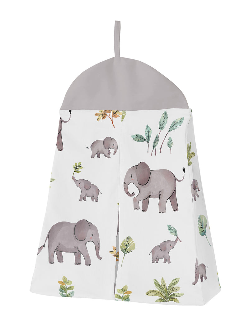 Watercolor Elephants Collection Sweet Jojo Designs 6 Piece Crib Bedding + BreathableBaby Breathable Mesh Liner