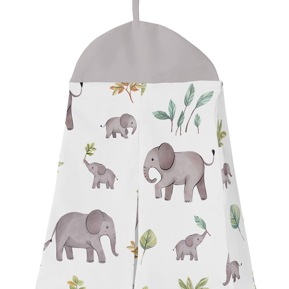 Watercolor Elephants Collection 4 Piece Crib Bedding