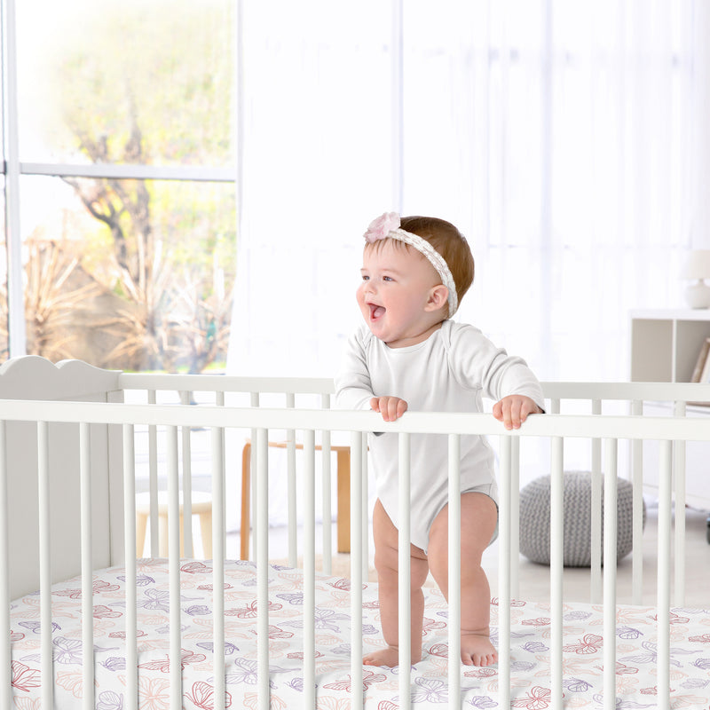 Butterfly Collection Crib Sheet