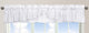 Eyelet White Collection Window Valance